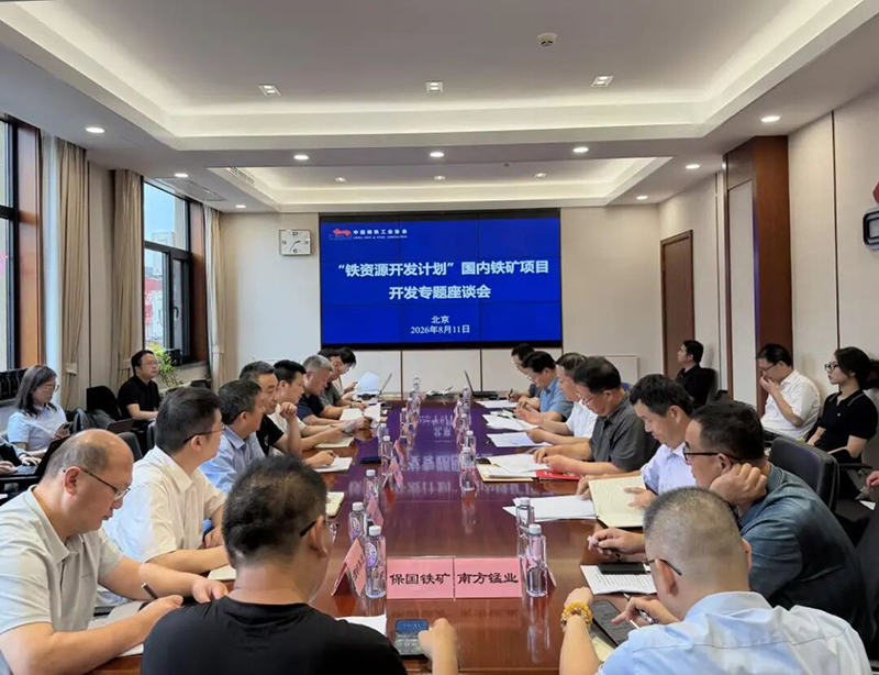 中钢协召开国内铁矿项目开发专题座谈会 推动重点项目落地